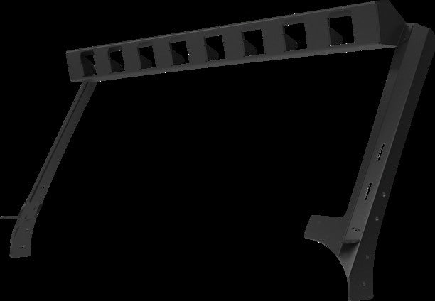 WLF Windshield Light Mount Frame Compatible with Rigid D-Series Dually Textured Black For 2007-2018 Jeep Wrangler JK Go Rhino