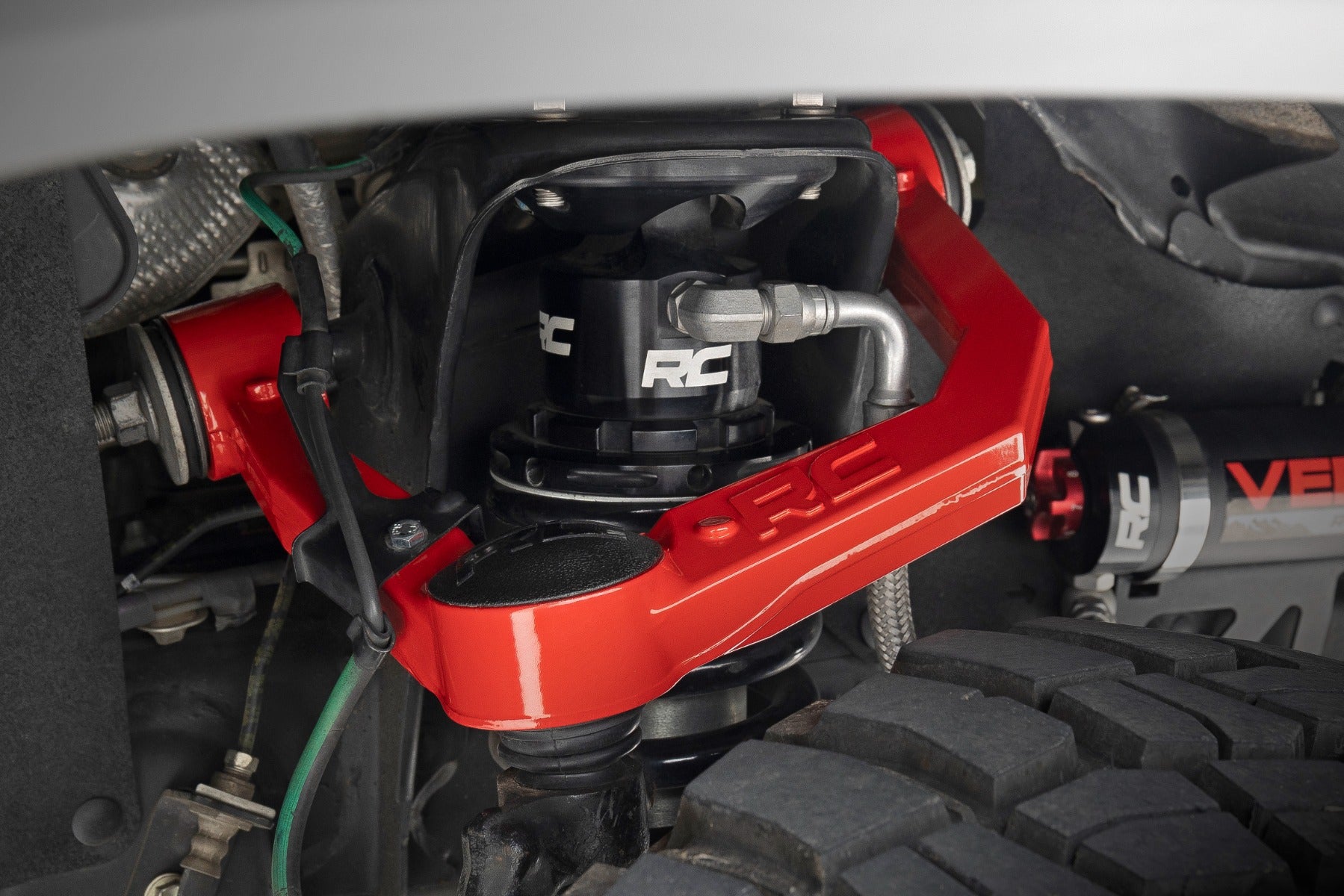 Red Forged Upper Control Arms 3.5 Inch Of Lift Toyota 4Runner (10-24)/Tacoma (05-23) Rough Country