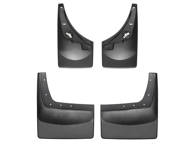 WeatherTech 08-10 Ford F250/F350/F450/F550 No Drill Mudflaps - Black
