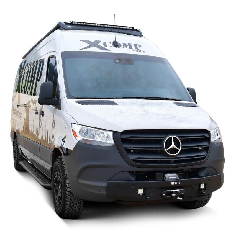 Westin 19-23 Mercedes-Benz Sprinter Pro-Series Mid Width Front Bumper - Textured Black