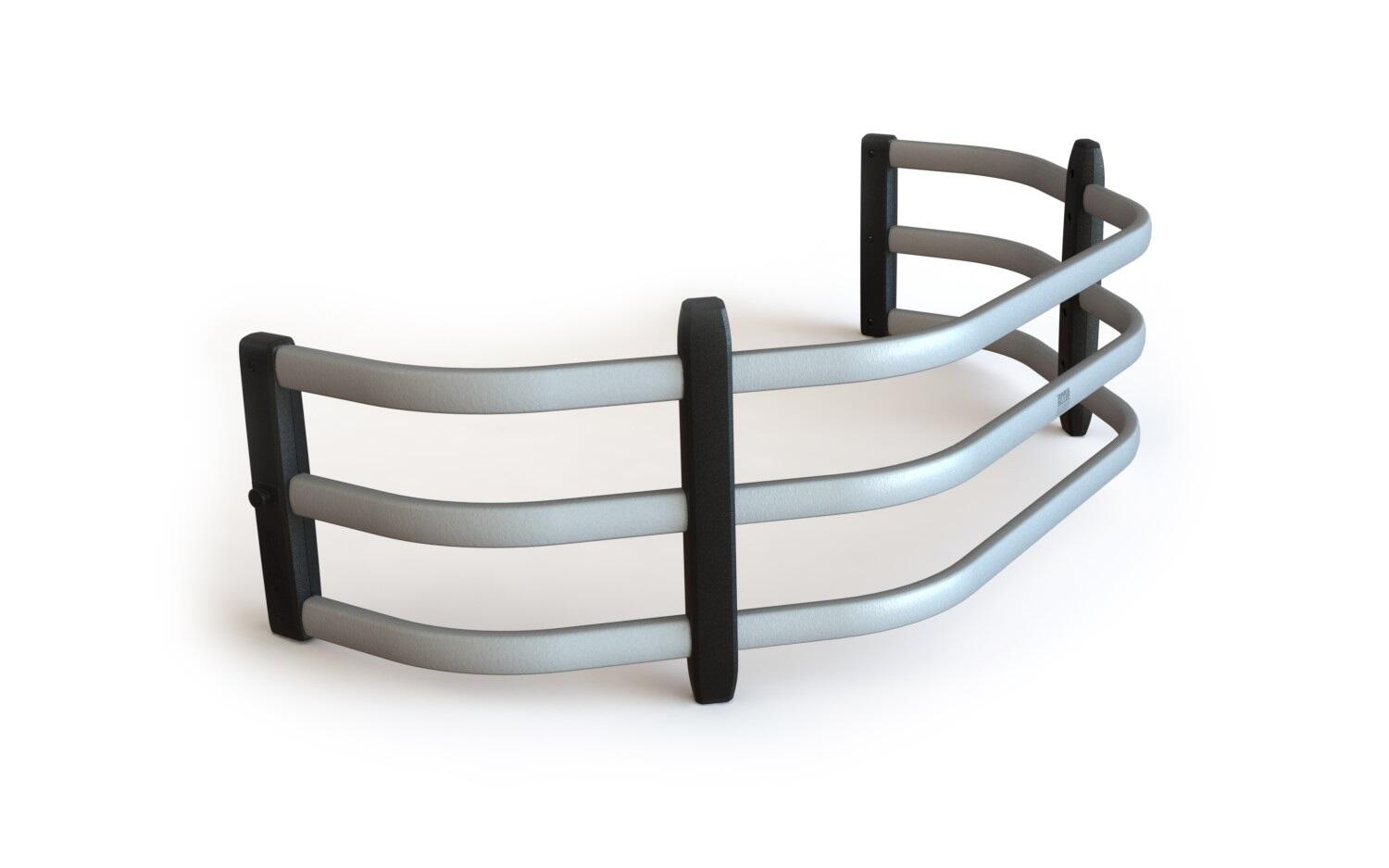 Silver BedXtender HD Tailgate Bed Extender Sport Truck Bed Extender For 2007-2018 Silverado/Sierra 1500 (Incl 2019 Silverado LD/Sierra Limited) 2007-2019 Silverado/Sierra 2500/3500 Standard Bed AMP Research
