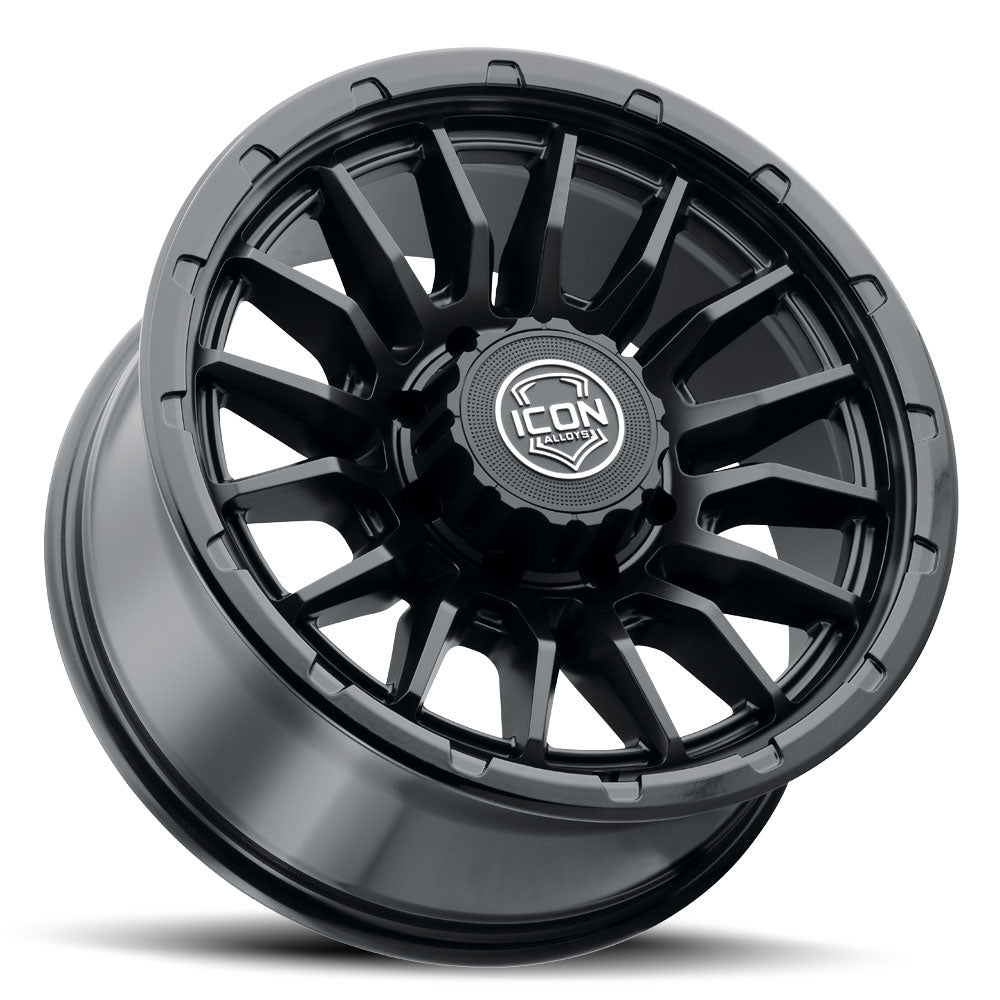 ICON Alloys Cajon, Double Black, 20 x 9 / 8 x 6.5, 12mm Offset, 5.5" BS