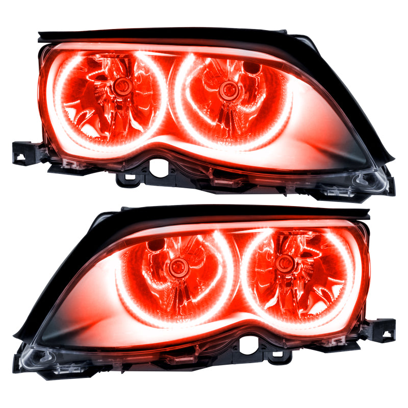 Oracle 02-05 BMW 3 Series SMD HL - Black - ColorSHIFT w/ 2.0 Controller