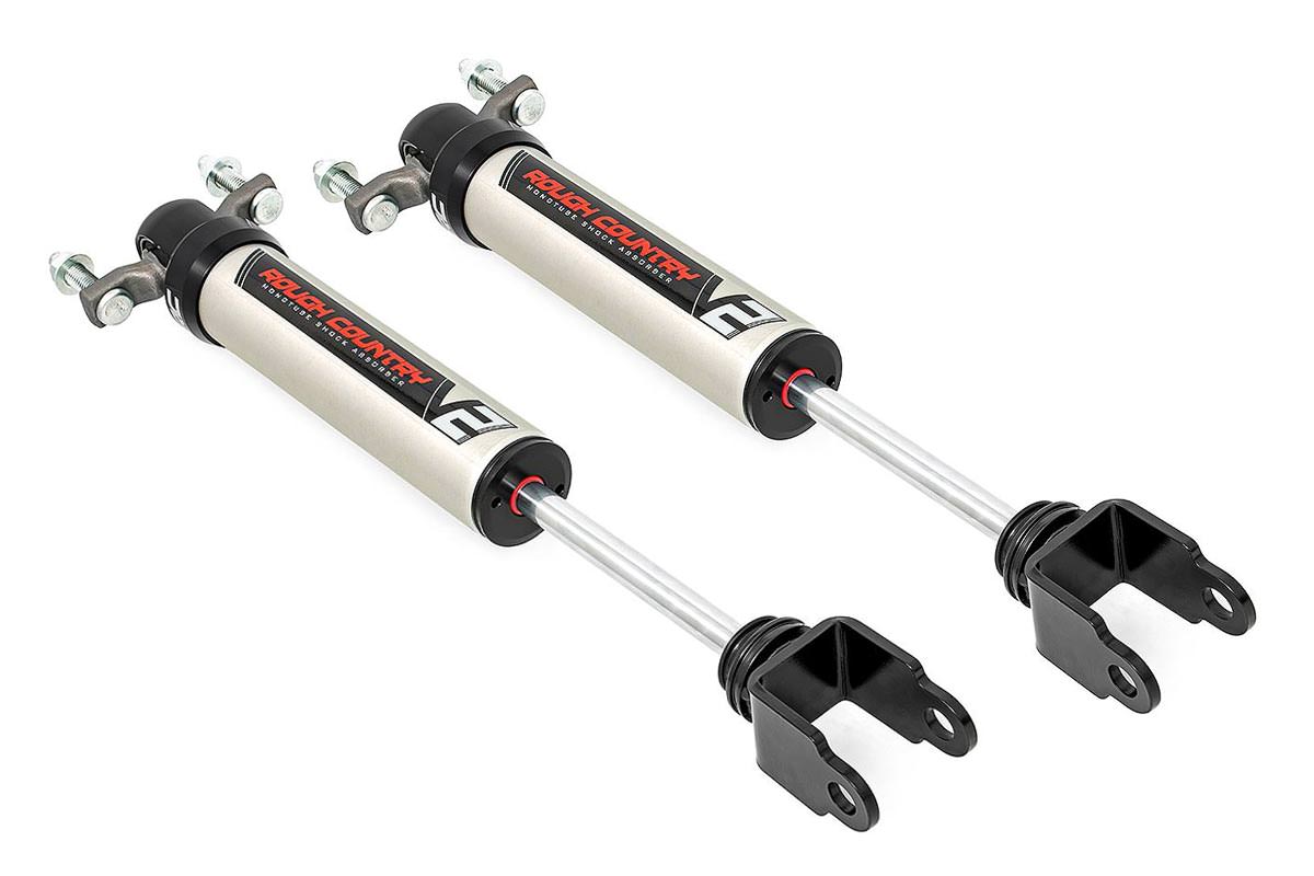 V2 Front Shocks 5-8 Inch OEM Mount Silverado/Sierra 2500HD/3500HD (11-26) Rough Country
