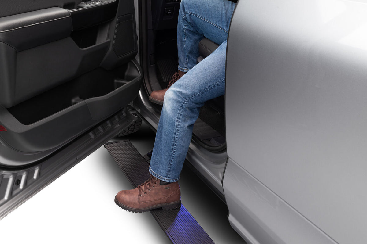 PowerStep Electric Running Boards Plug N Play System For 21-26 Ford Ranger All Cabs 21-24 Ford Bronco AMP Research