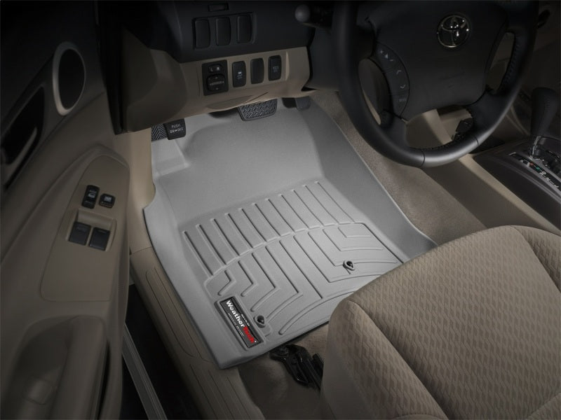 WeatherTech 05-11 Toyota Tacoma Access Cab Front FloorLiner - Grey