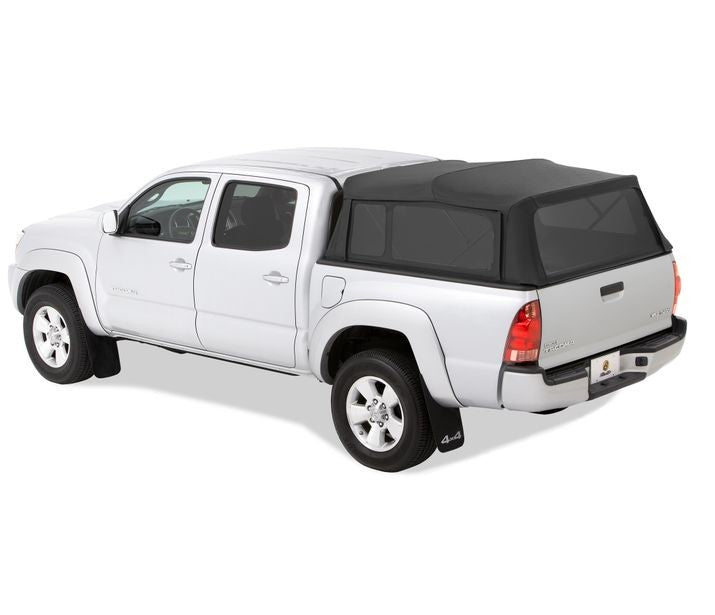 Supertop Truck Bed Cap For Toyota 2005-2020 Tacoma 5.0 Foot Bed Black Diamond Fabric Bestop