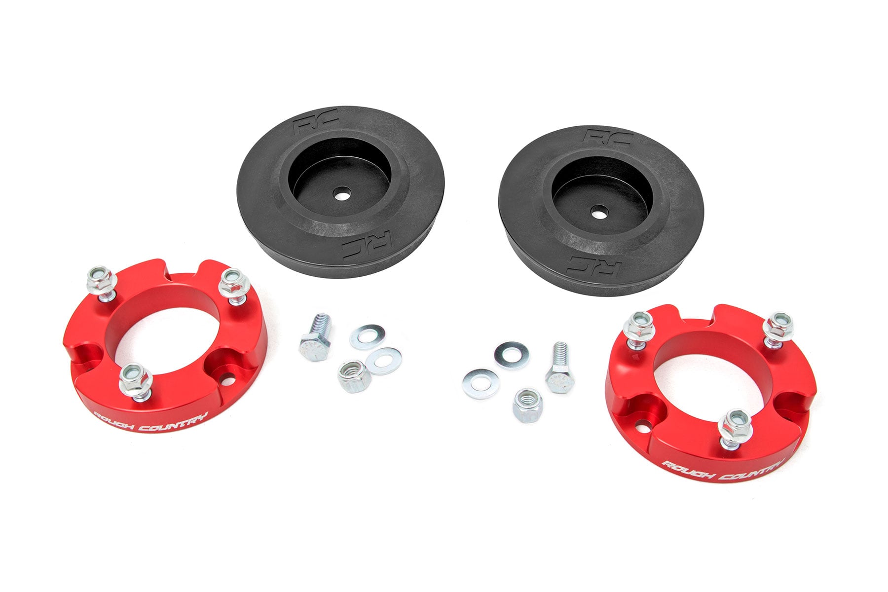 2 Inch Lift Kit Red Spacers Toyota FJ Cruiser 2WD/4WD (2007-2014) Rough Country