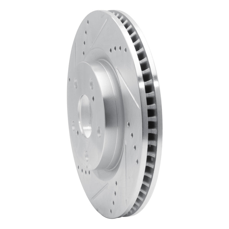 R1 06-12 Ford Ranger (Mexico) Front Left Drilled & Slotted Silver Brake Rotor