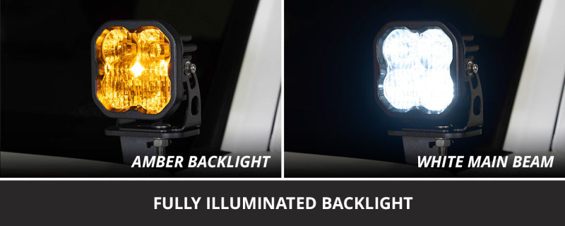 Diode Dynamics 10-21 Toyota 4Runner SS3 LED Ditch Light Kit Sport - White Combo