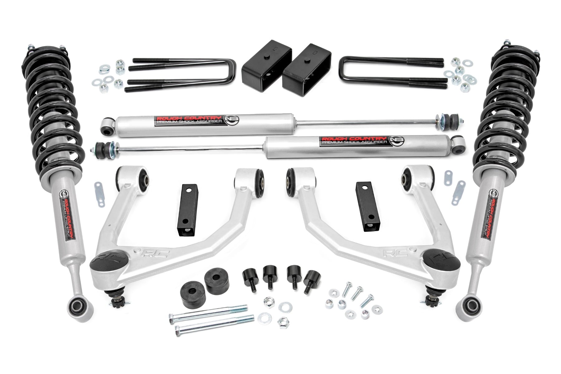 3.5 Inch Lift Kit N3 Struts Toyota Tundra 2WD/4WD (2007-2021) Rough Country