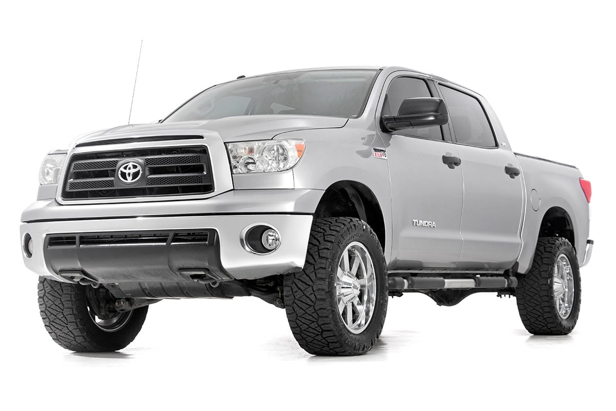 3.5 Inch Lift Kit Vertex Red Toyota Tundra 4WD (2007-2021) Rough Country