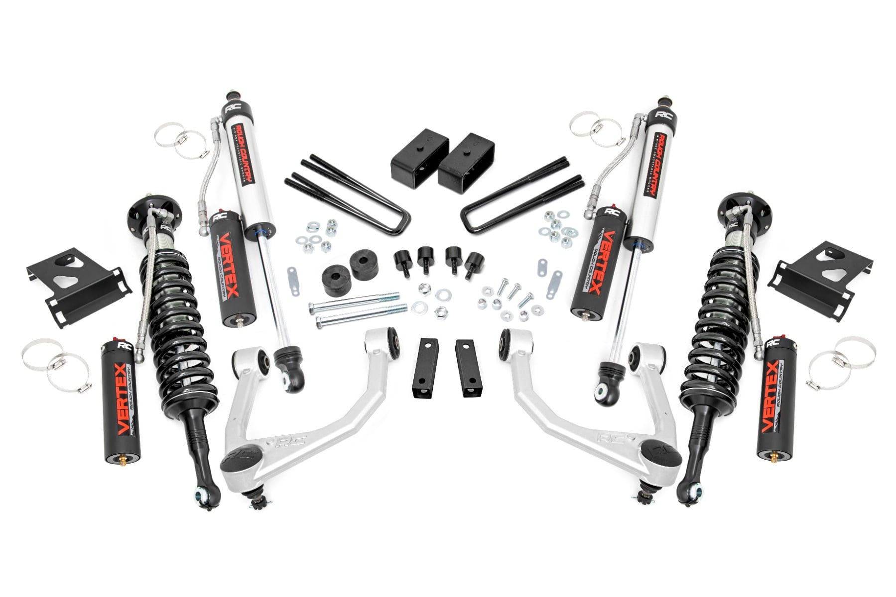 3.5 Inch Lift Kit Vertex Toyota Tundra 4WD (2007-2021) Rough Country