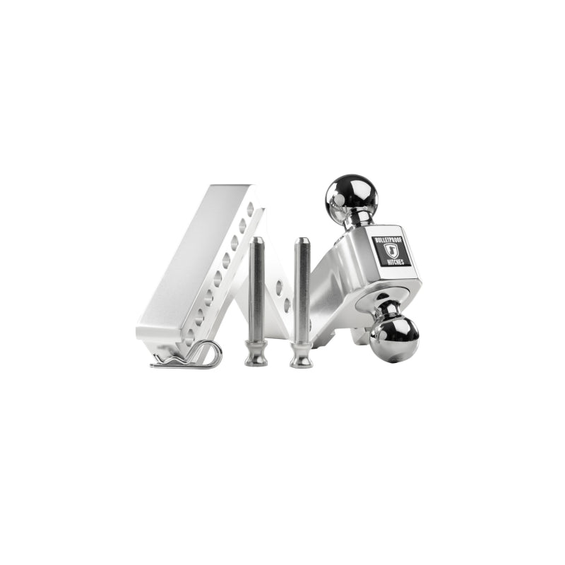 BulletProof Hitches 2.0" Aluminum Medium Duty 4" Drop/Rise Hitch Model AL204