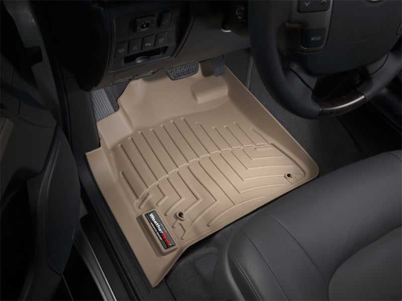 WeatherTech 08-13 Lexus LX570 Front FloorLiner - Tan