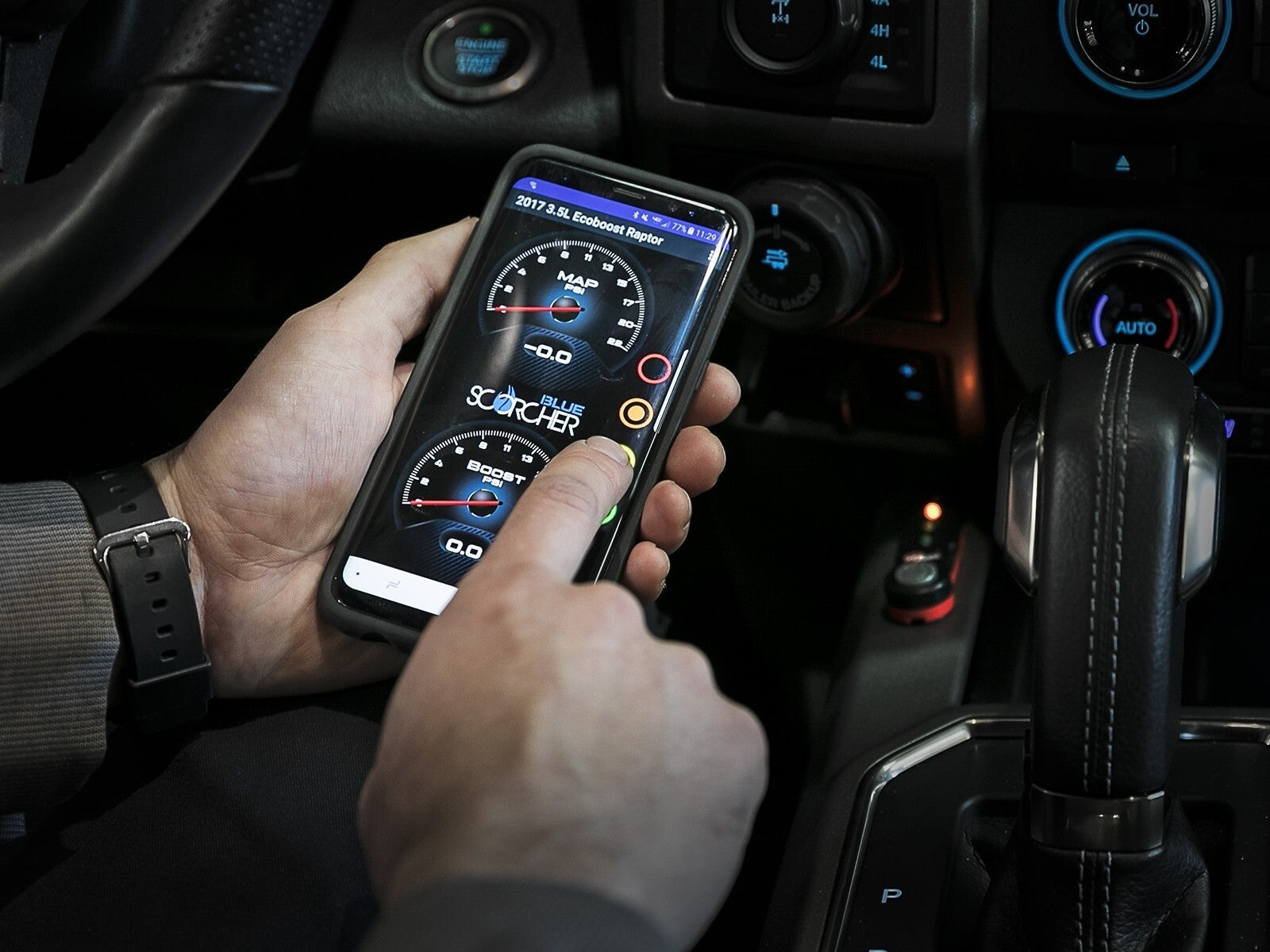 Scorcher Blue Bluetooth Capable Power Module Ford F-150 21-26 V6-2.7L/3.5L (tt) aFe Power