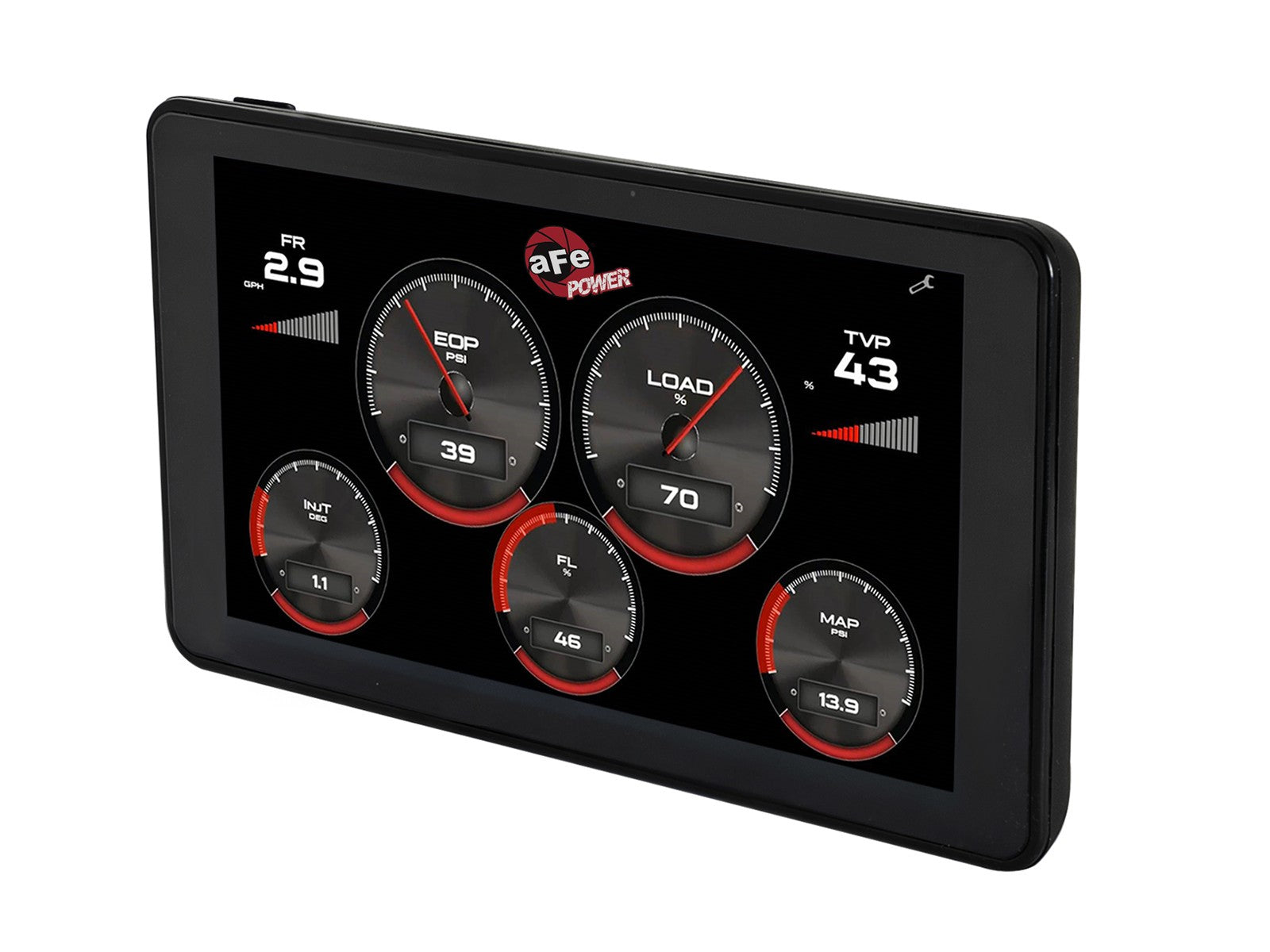 Agd 5-1/2 Inch Digital Gauge Display Monitor Dodge/Ram/Ford/GM Diesel Trucks 08-23 L6-6.7L (td)/V8-6.4L/6.6L/6.7L (td) aFe Power