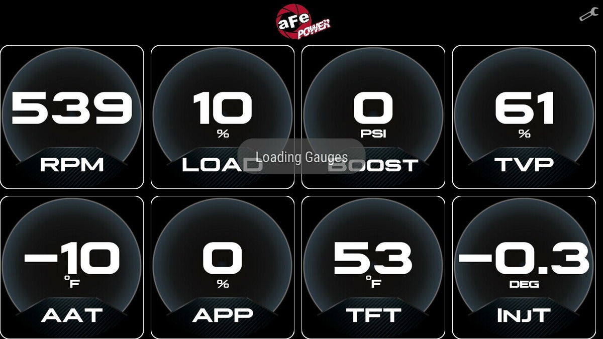 Agd 5-1/2 Inch Digital Gauge Display Monitor Dodge/Ram/Ford/GM Diesel Trucks 08-23 L6-6.7L (td)/V8-6.4L/6.6L/6.7L (td) aFe Power