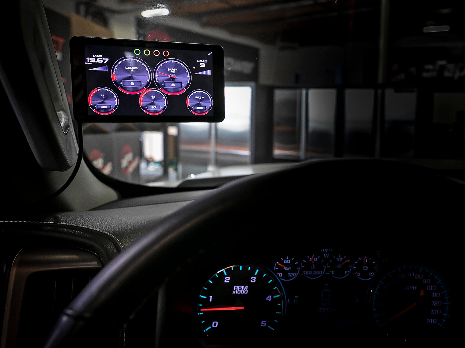 Agd 5-1/2 Inch Digital Gauge Display Monitor Dodge/Ram/Ford/GM Diesel Trucks 08-23 L6-6.7L (td)/V8-6.4L/6.6L/6.7L (td) aFe Power
