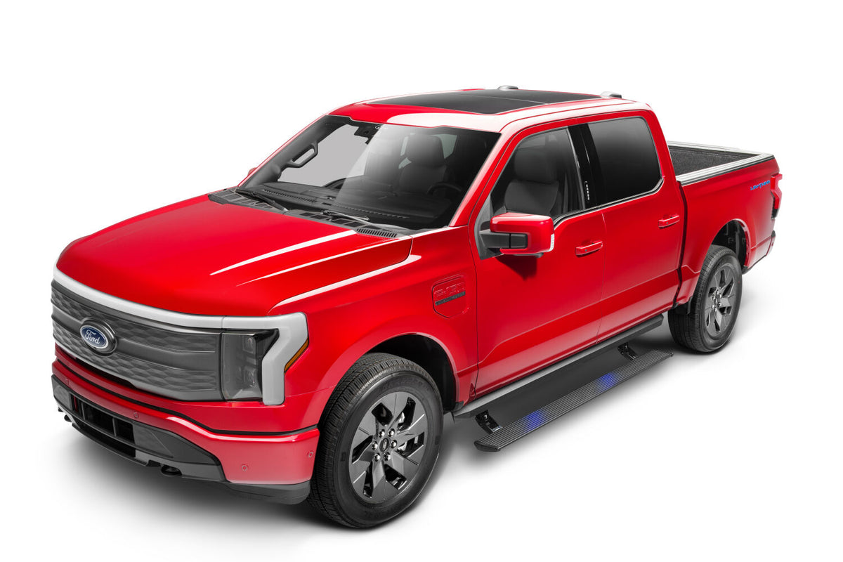 PowerStep XL Electric Running Boards For 21-26 Ford F-150 CrewCab Excludes Powerboost 22-26 Lightning AMP Research