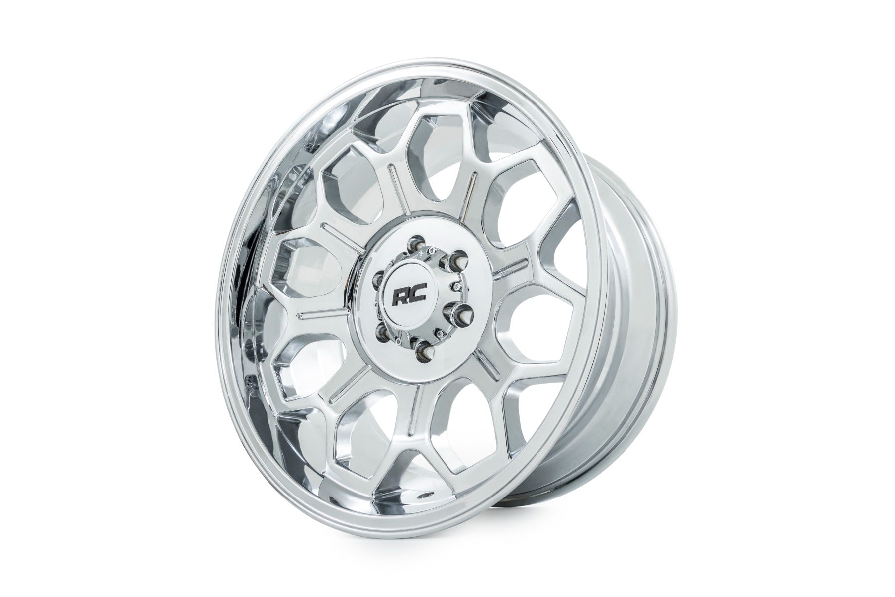 77 Series Wheel One-Piece Chrome 20x9 6x135 -12mm Rough Country