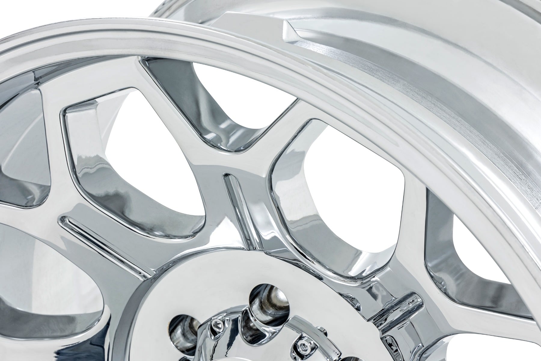 77 Series Wheel One-Piece Chrome 20x9 6x135 -12mm Rough Country