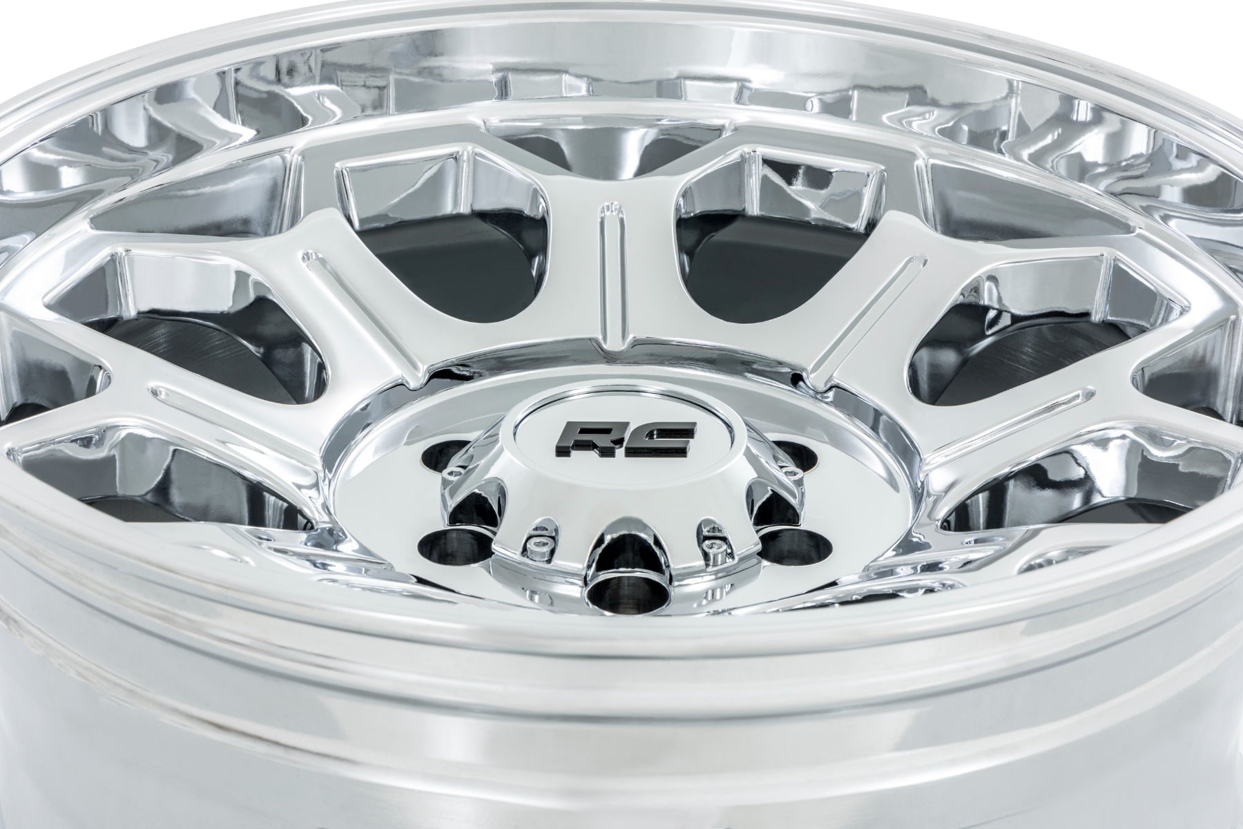 77 Series Wheel One-Piece Chrome 20x10 6x5.5 -25mm Rough Country