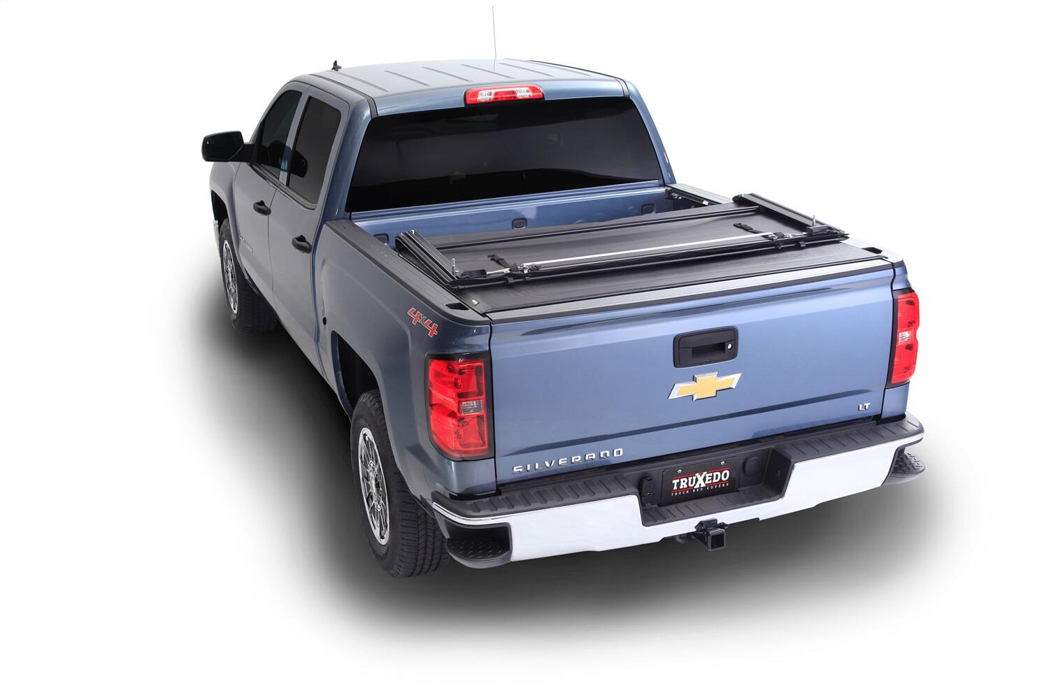 Deuce Tonneau Cover Black 2014-2018 (2019 Legacy/Limited) Silverado/Sierra 1500/2015-2019 2500 HD/3500 HD 8 Foot Bed Truxedo