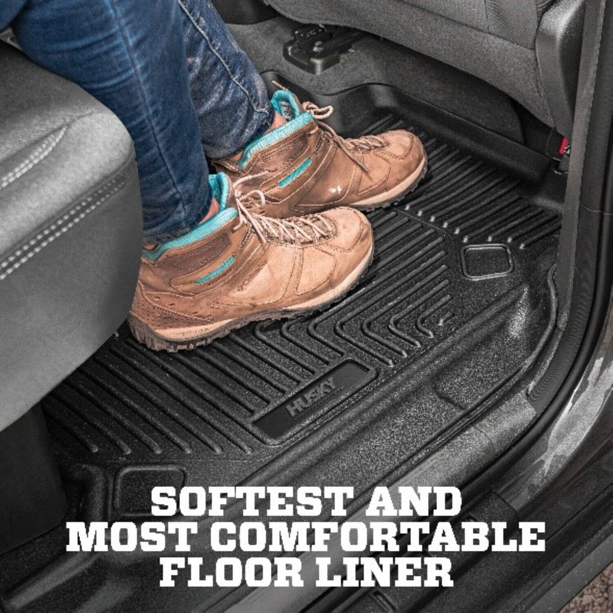 X-act Contour 2nd Seat Floor Liner Black 25-26 Toyota 4Runner Husky Liners