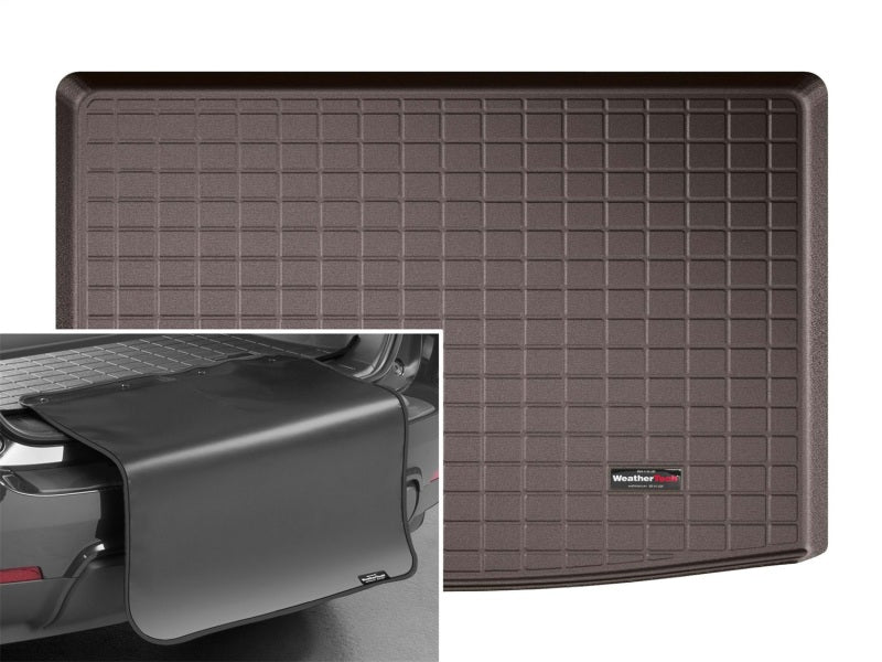 WeatherTech 2021+ Chevrolet Suburban Cargo With Bumper Protector - Cocoa