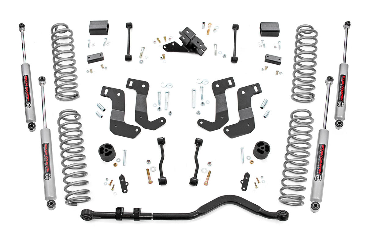 3.5 Inch Lift Kit C/A Drop 4-Door EcoDiesel Jeep Wrangler Unlimited (20-23) Rough Country