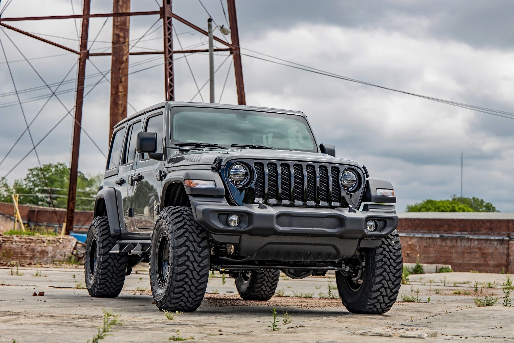 3.5 Inch Lift Kit C/A Drop 4-Door EcoDiesel Jeep Wrangler Unlimited (20-23) Rough Country