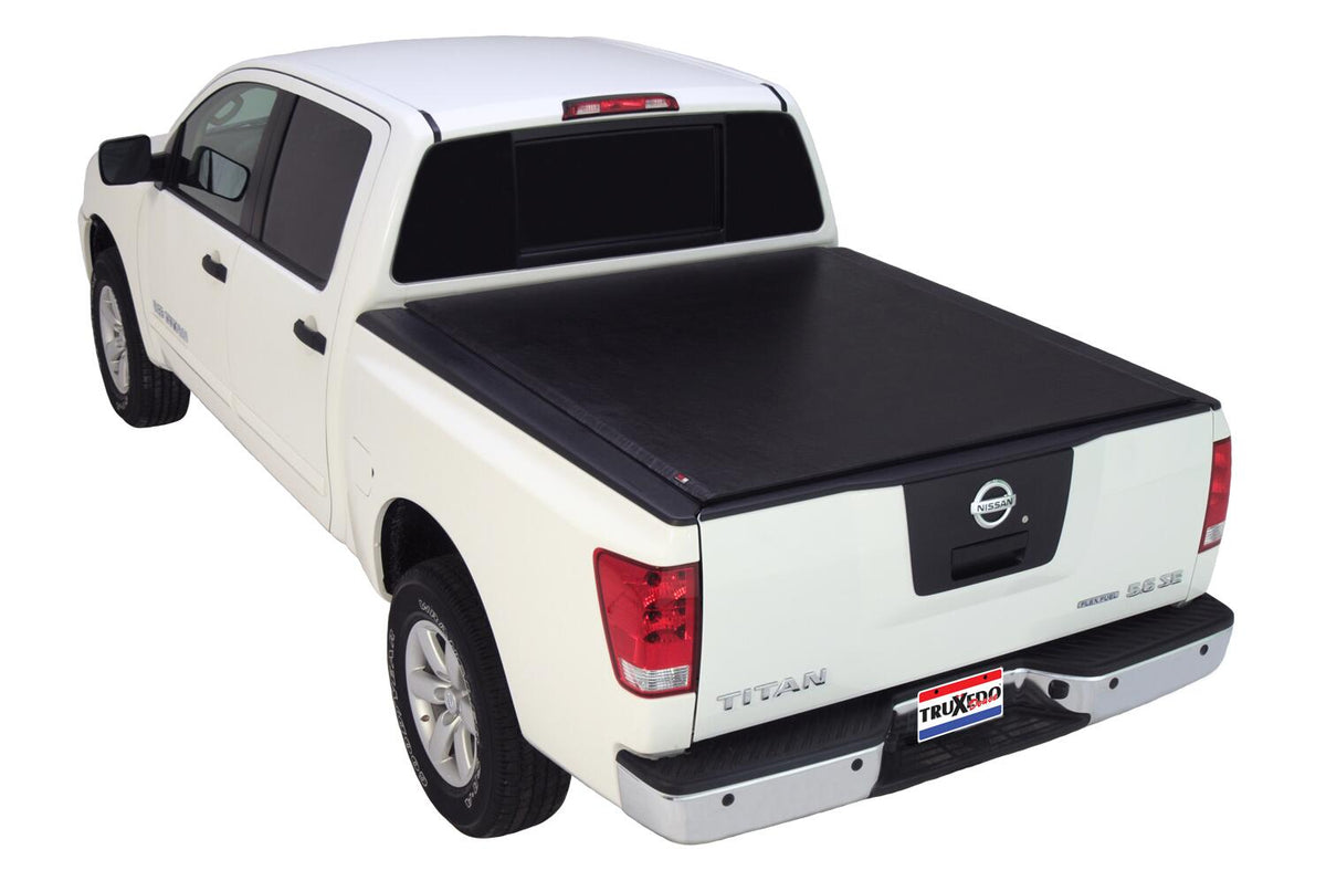 Deuce Tonneau Cover Black 2016-2024 Nissan Titan/Titan XD 6 Foot 6 Inch Bed Truxedo