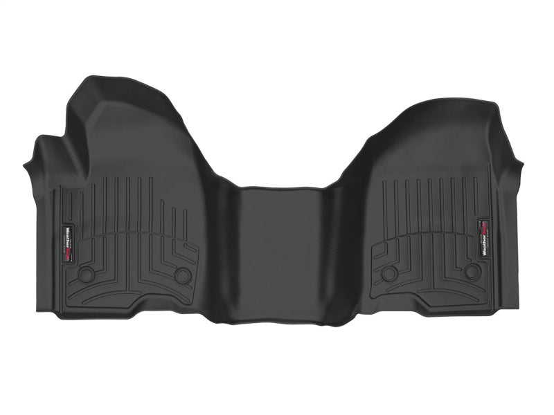WeatherTech 2019+ Chevrolet Silverado 1500 Front FloorLiner W/ Vinyl Floors - Black