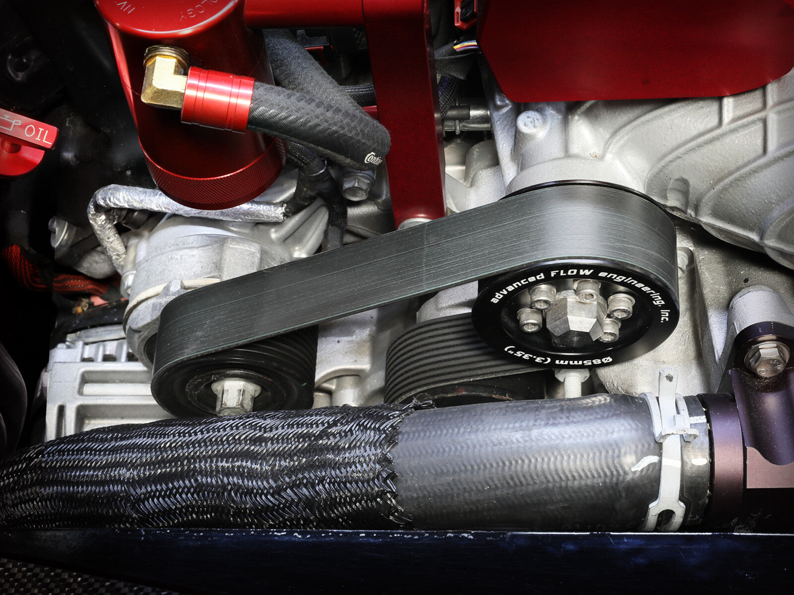Supercharger Power Pulley Kit w/ Hub Dodge Charger/Challenger Hellcat 15-23 V8-6.2L (sc) aFe Power
