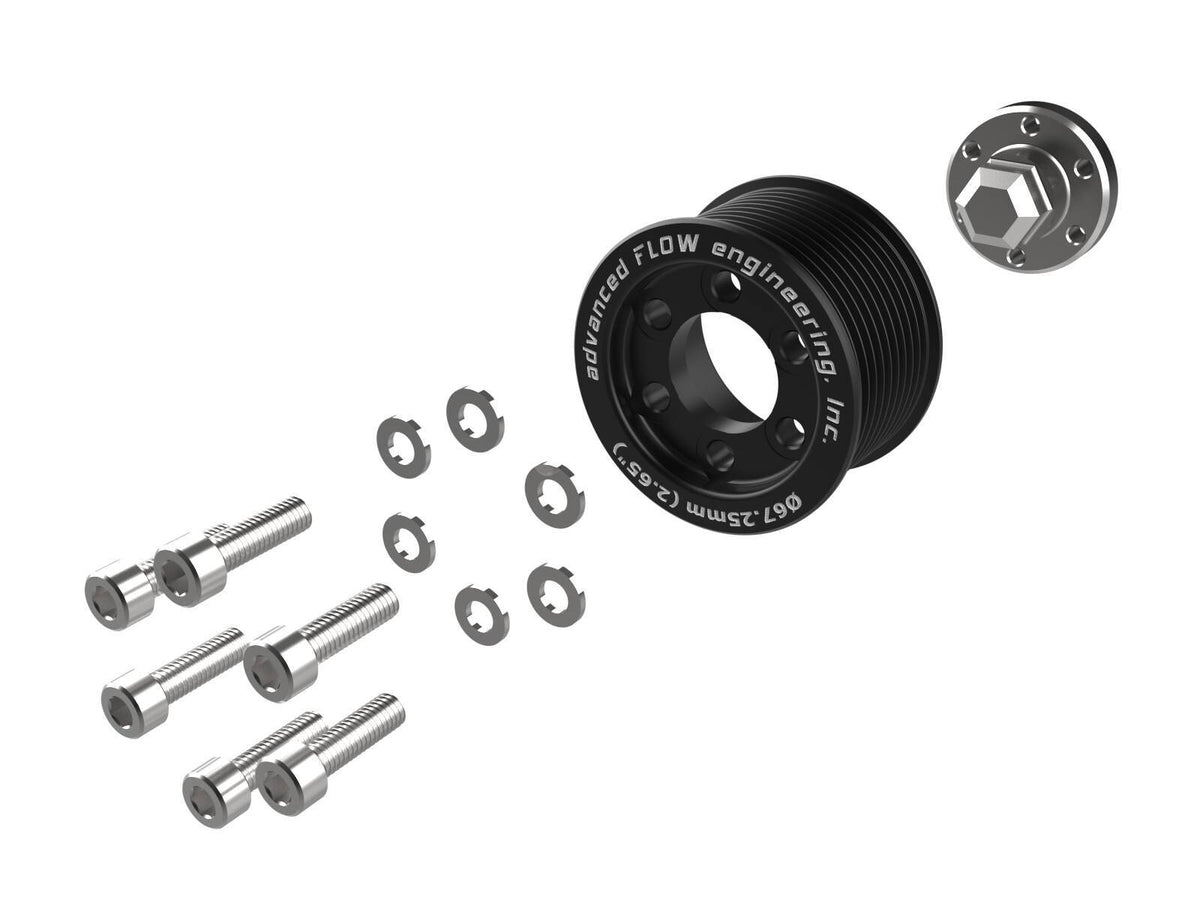 Supercharger Power Pulley Kit w/ Hub 2.65 Inch Dodge Charger/Challenger Hellcat 15-23 V8-6.2L (sc) aFe Power