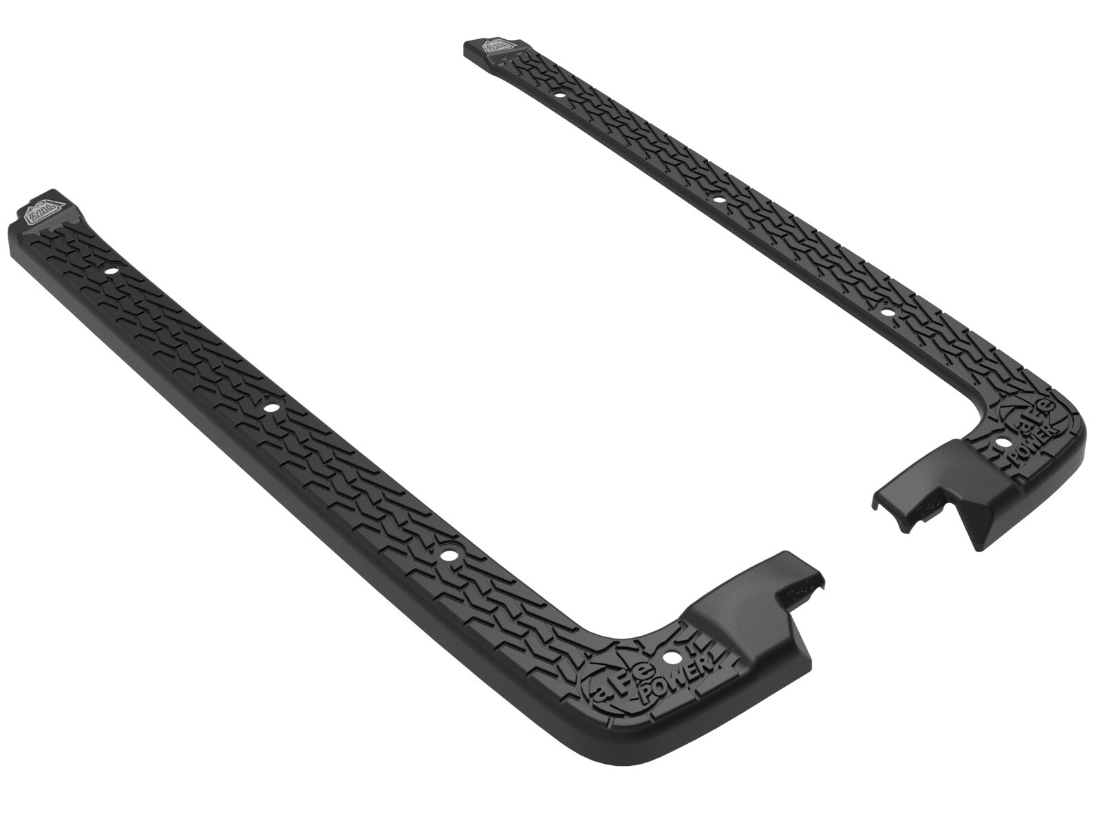 Terra Guard Tub Rail Covers Jeep Wrangler (Jl) 18-26 (4-Door Models w/ 3-Piece Hard-Top Only) aFe Power