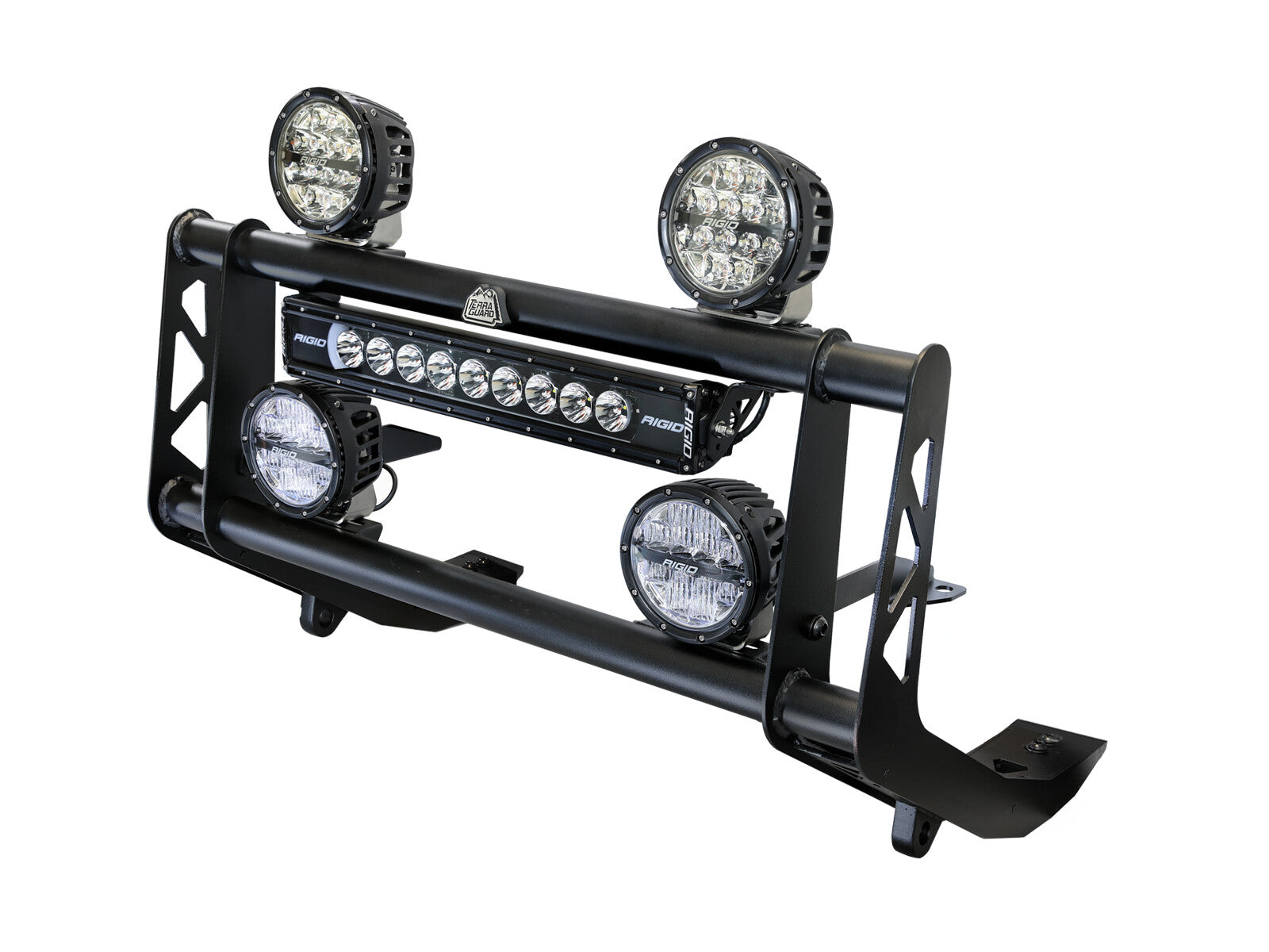 Terra Guard Bull Bar w/ Rigid Lights Toyota Land Cruiser (J250) 24-26 L4-2.4L (t) aFe Power
