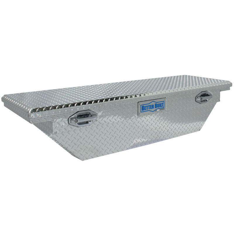 Better Built 63" Bright Aluminum Low Profile Wedge Crossover Tool Box Model 79011056