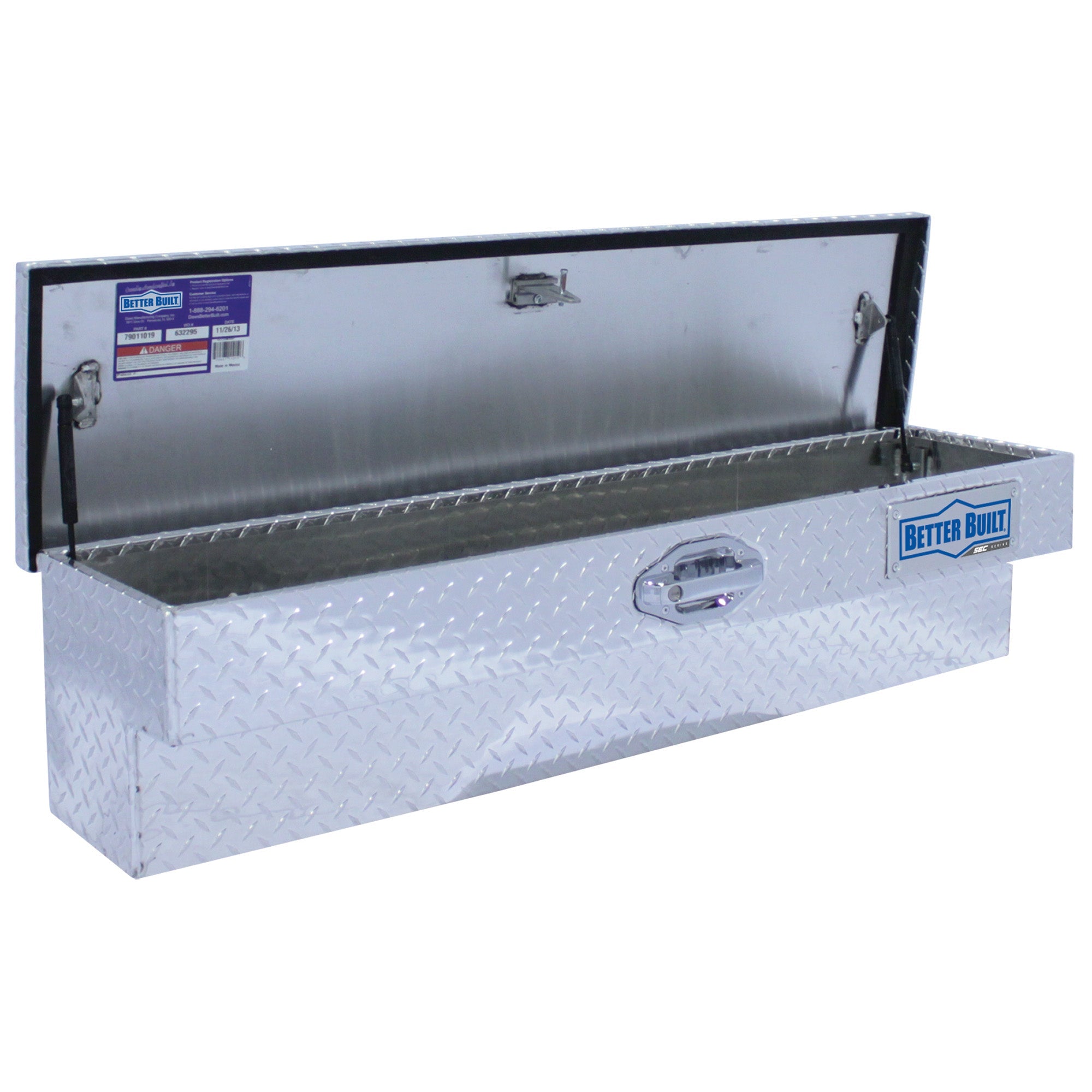 Better Built 36" Bright Aluminum Side Mount Tool Box Model 79012451