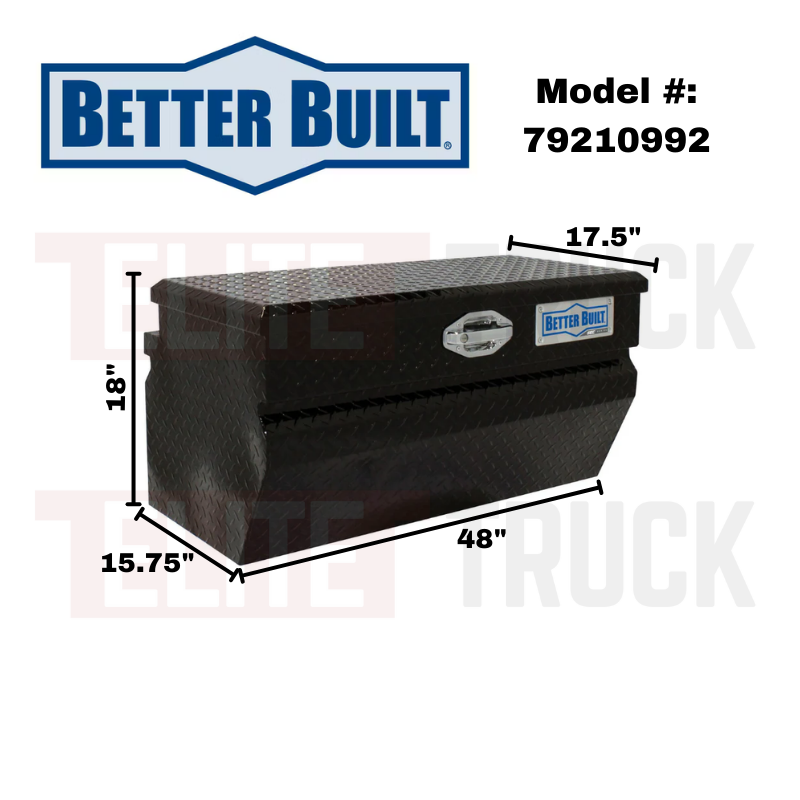 Better Built 48" Gloss Black Aluminum Tool Chest Model 79210992