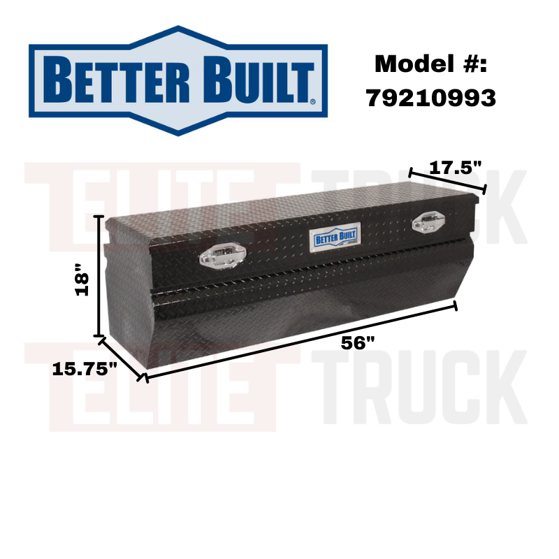 Better Built 56" Gloss Black Aluminum Tool Chest Model 79210993