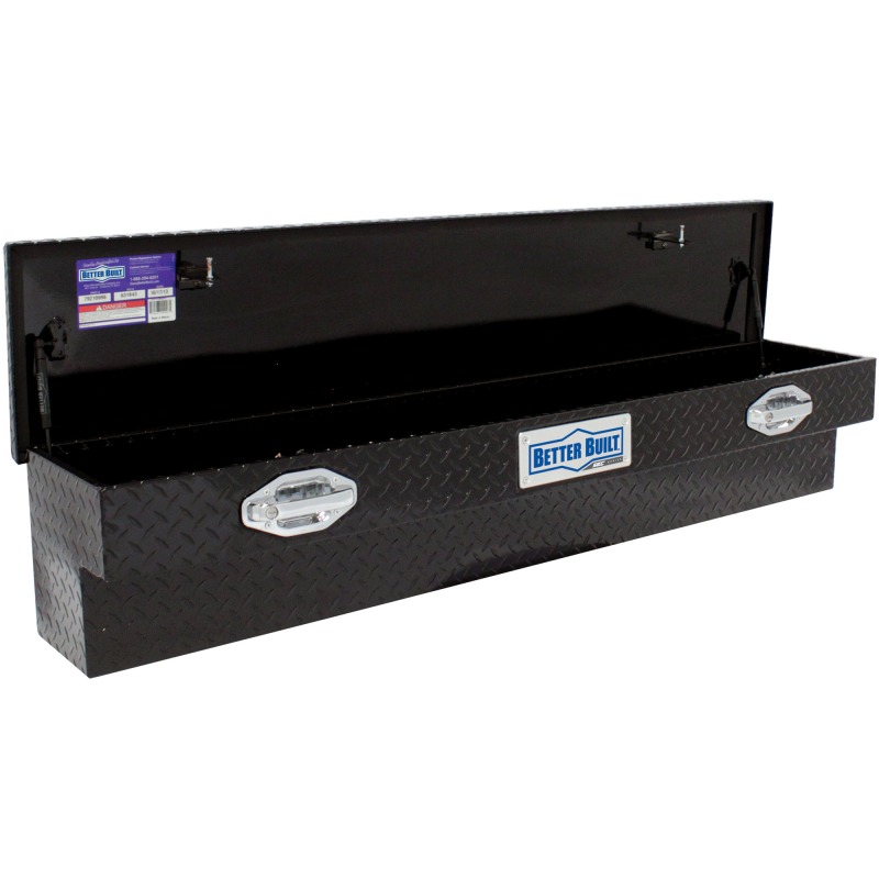 Better Built 60" Gloss Black Aluminum Side Mount Tool Box Model 79210996