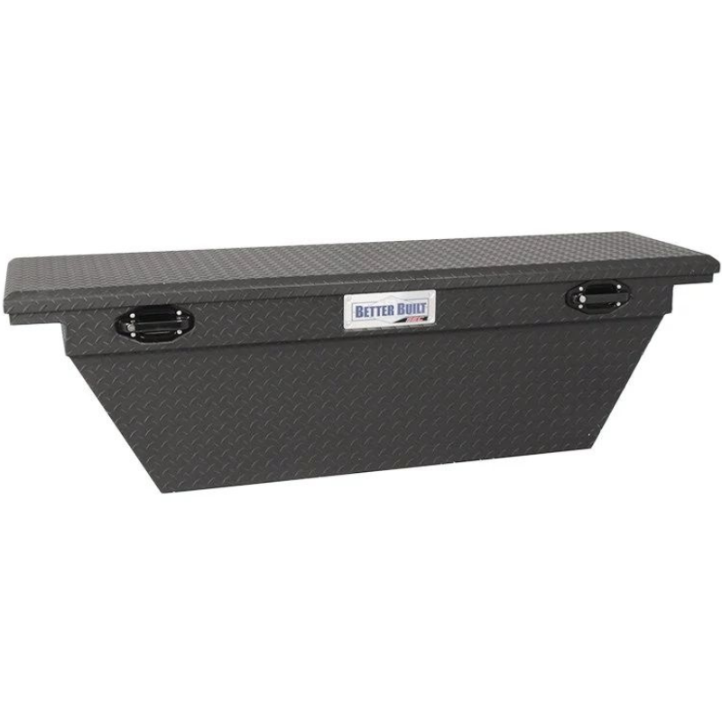 Better Built 63" Matte Black Aluminum Low Profile Crossover Wedge Tool Box Model 79211104
