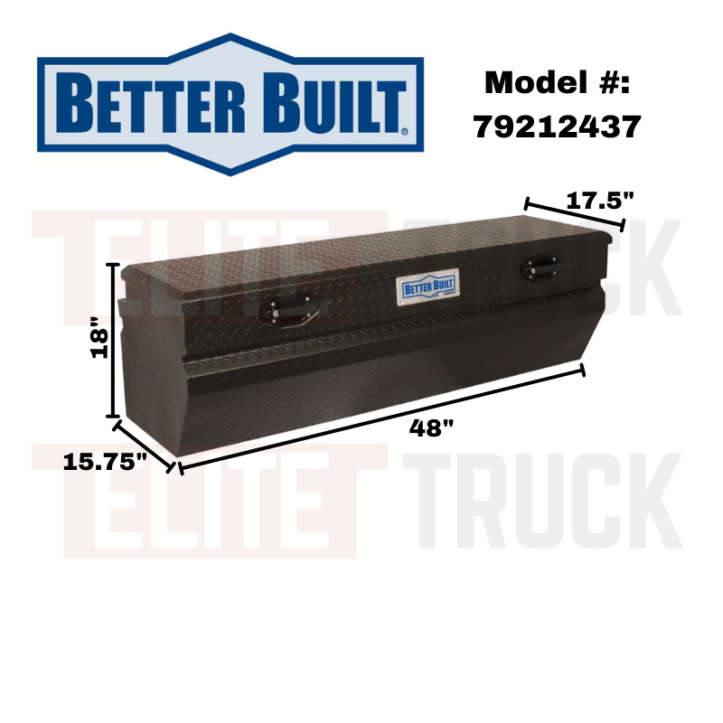 Better Built 48" Matte Black Aluminum Tool Chest Model 79212437