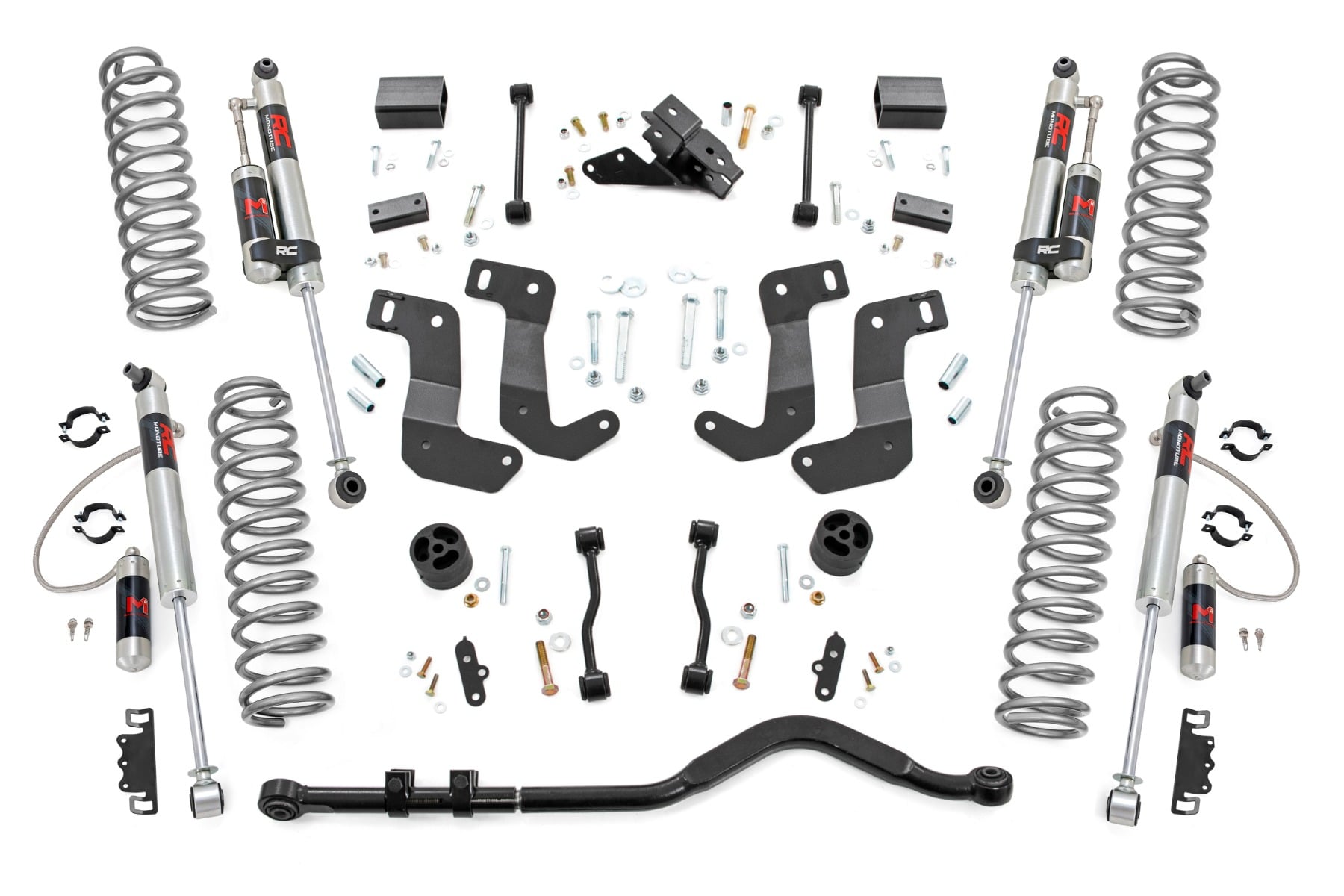 3.5 Inch Lift Kit C/A Drop Stage 1 M1R Jeep Wrangler JL 4WD (21-23) Rough Country