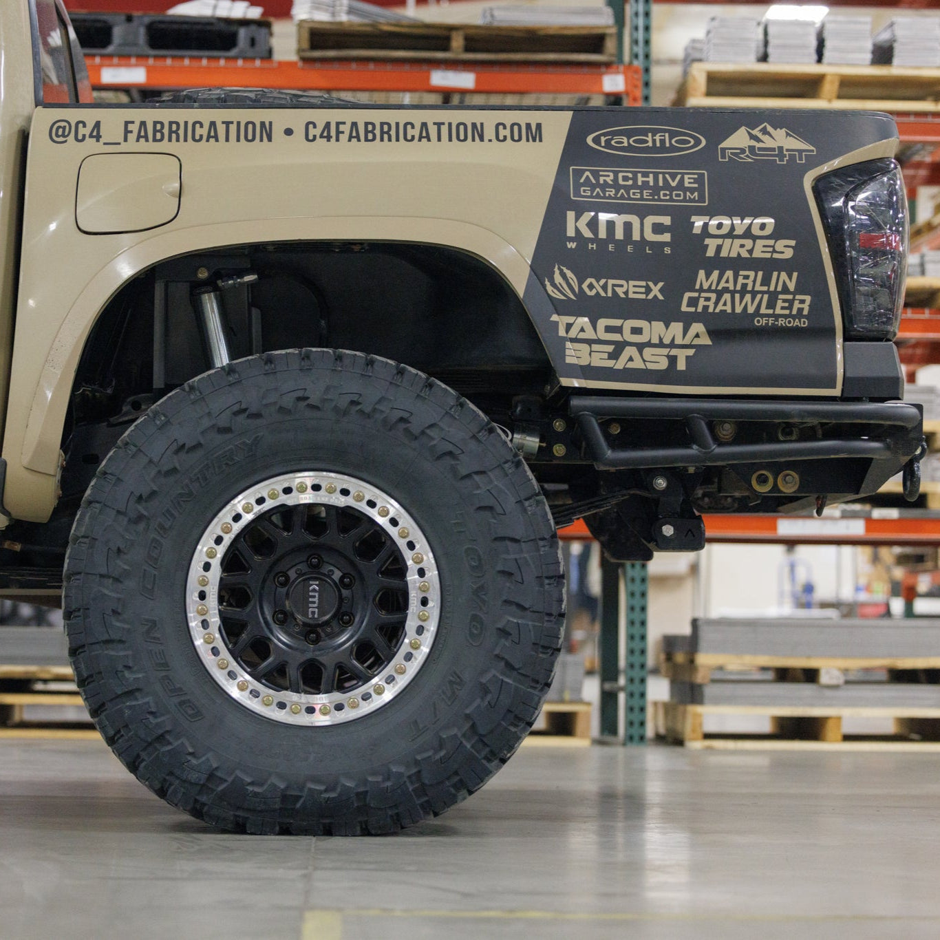 Tacoma Rock Runner High Clearance  Rear Bumper / 3rd Gen / 2016-2023