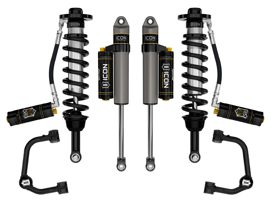 ICON 2021-2024 Ford F-150 Tremor, 2.5-3" Lift, Stage 4 Suspension System, Tubular, CDCV