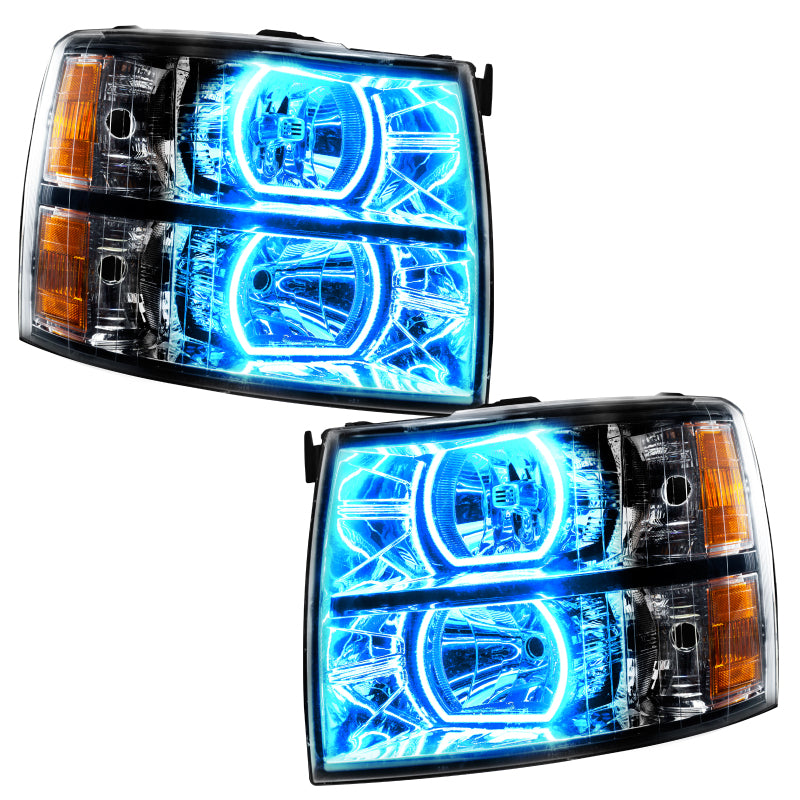 Oracle 07-13 Chevrolet Silverado SMD HL - Black - Square Style - w/o Controller