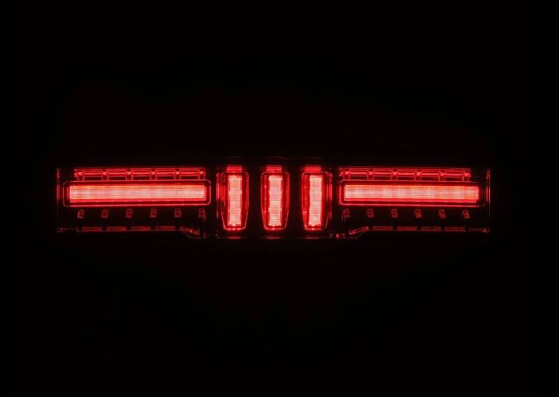 AlphaRex NOVA-Series prismatic LED fourth brake light for 21-24 Toyota GR86 and Subaru BRZ in clear smoked design.